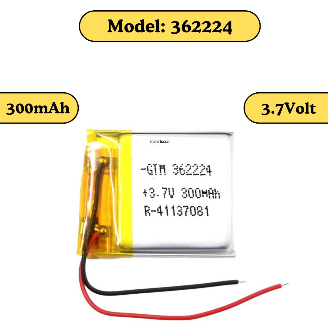 GTM: Lipo Battery - Single Cell Lithium Polymer Battery