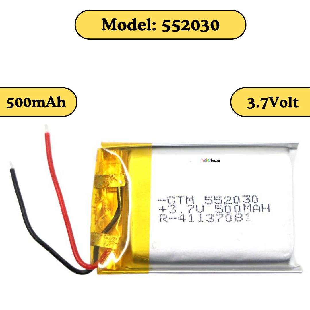 GTM: Lipo Battery - Single Cell Lithium Polymer Battery