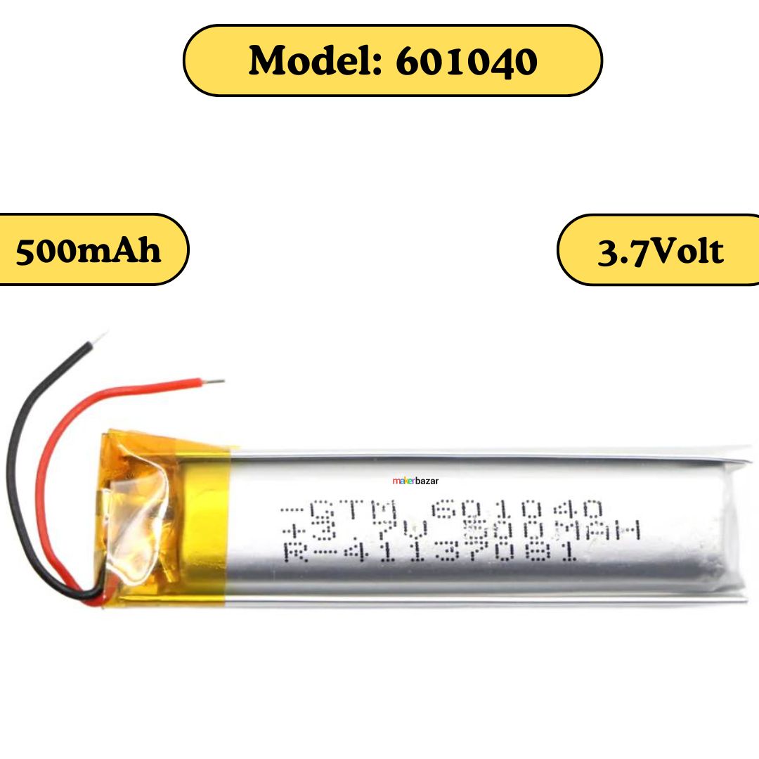 GTM: Lipo Battery - Single Cell Lithium Polymer Battery