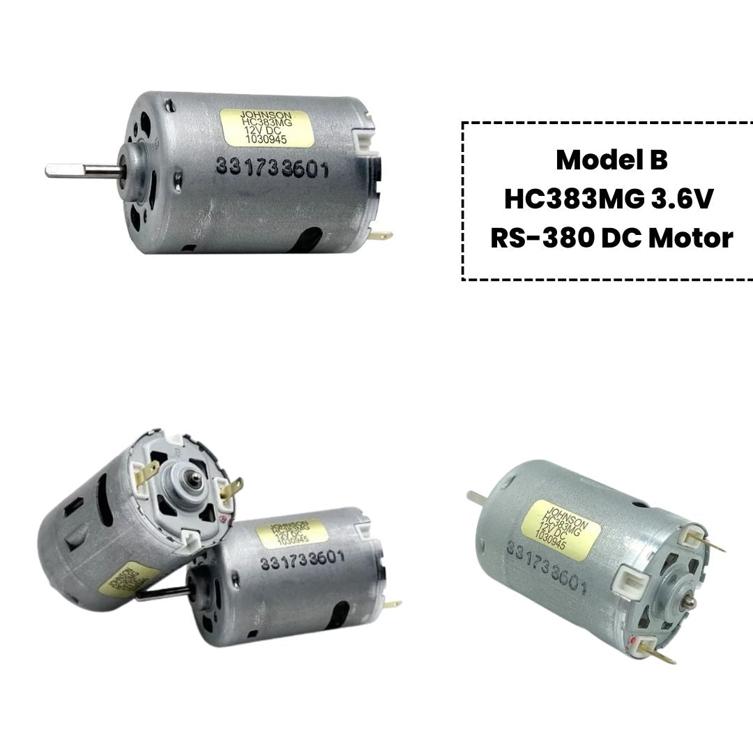 HC383MG RS-380 DC Motor Model B (Without Clamp)1