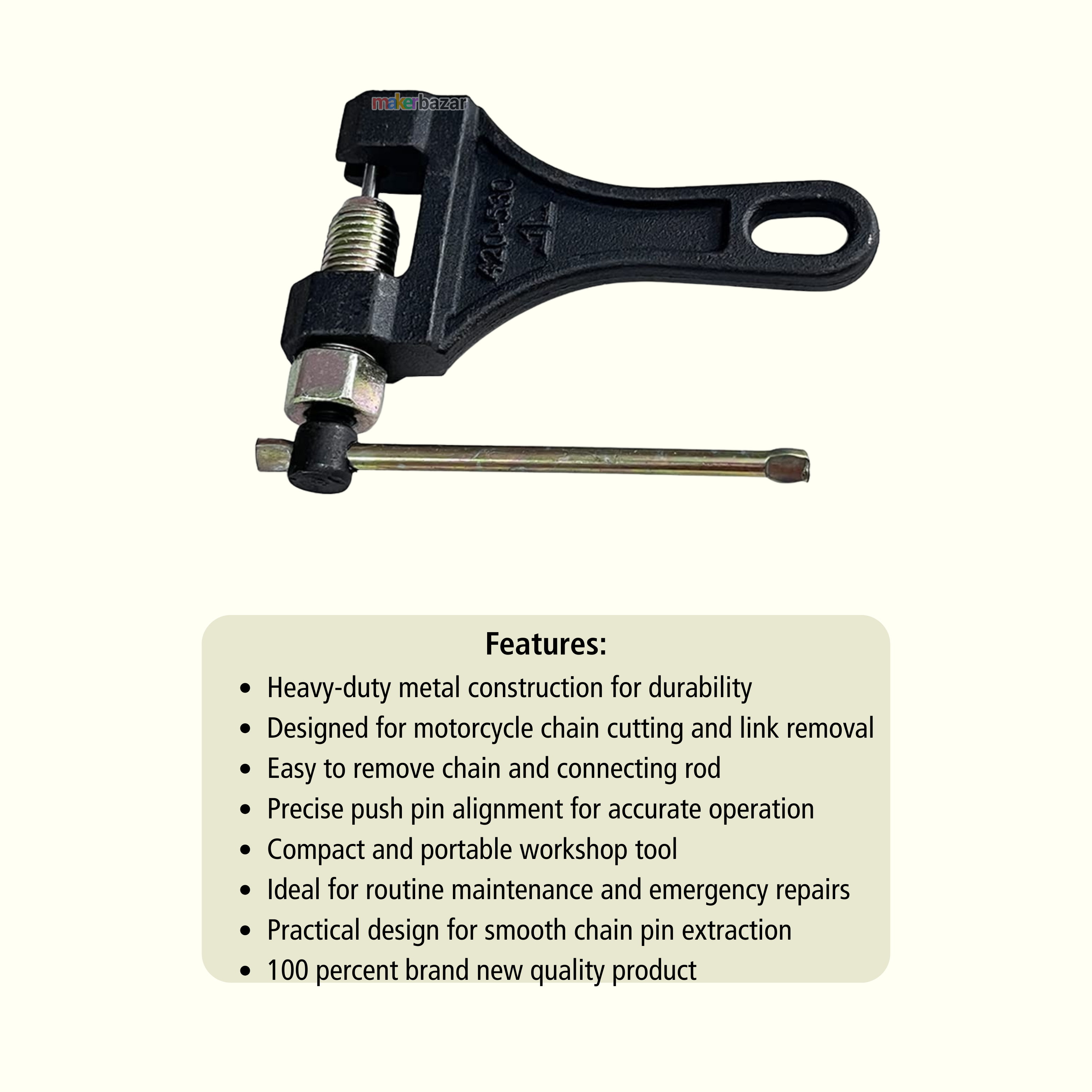 Motorcycle Chain Link Removal Tool 420-530