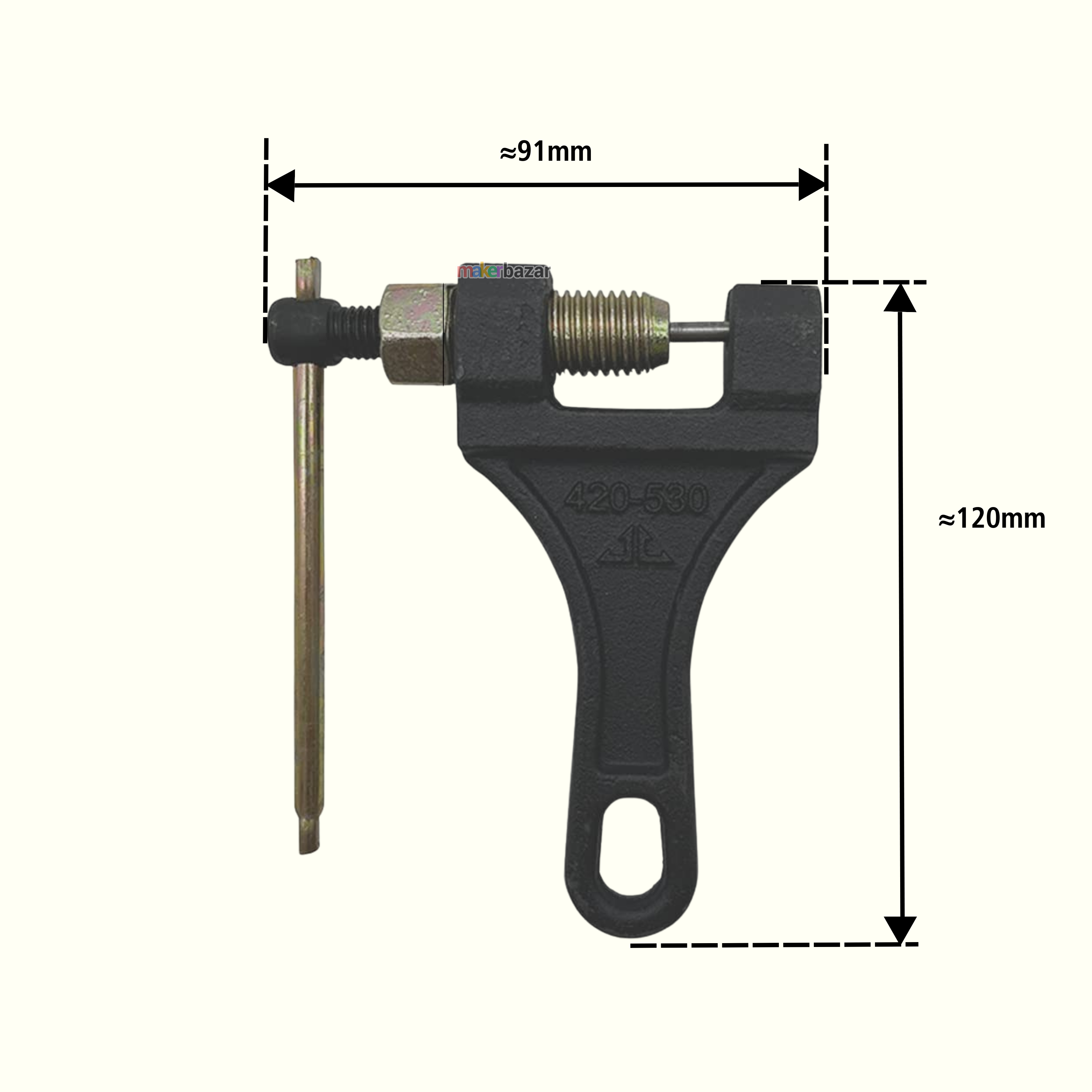 Motorcycle Chain Link Removal Tool 420-530