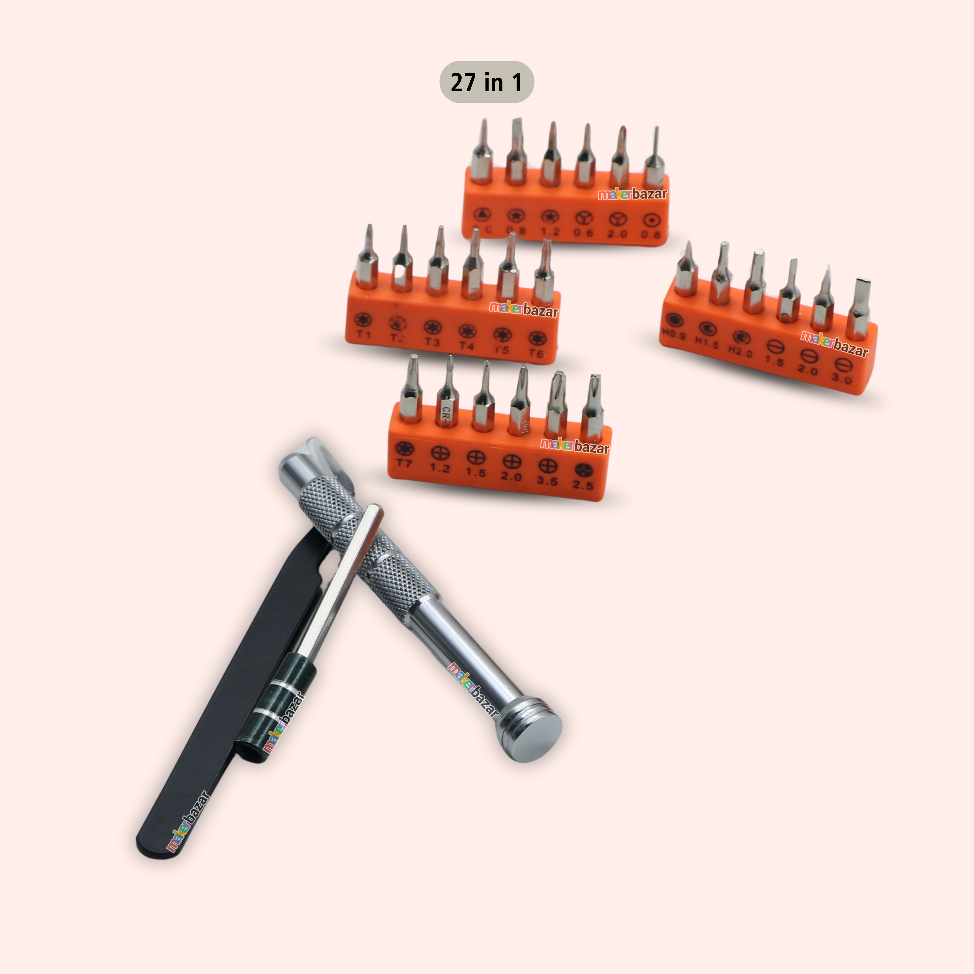 27-in-1 Multi-Bit Screwdriver Set Precision Repair Tool Kit
