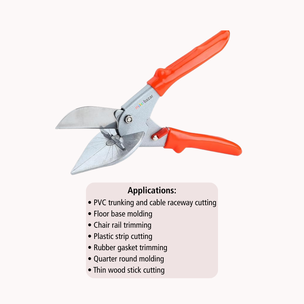 Multi Angle Miter Shears 45°–135° Adjustable Cutter