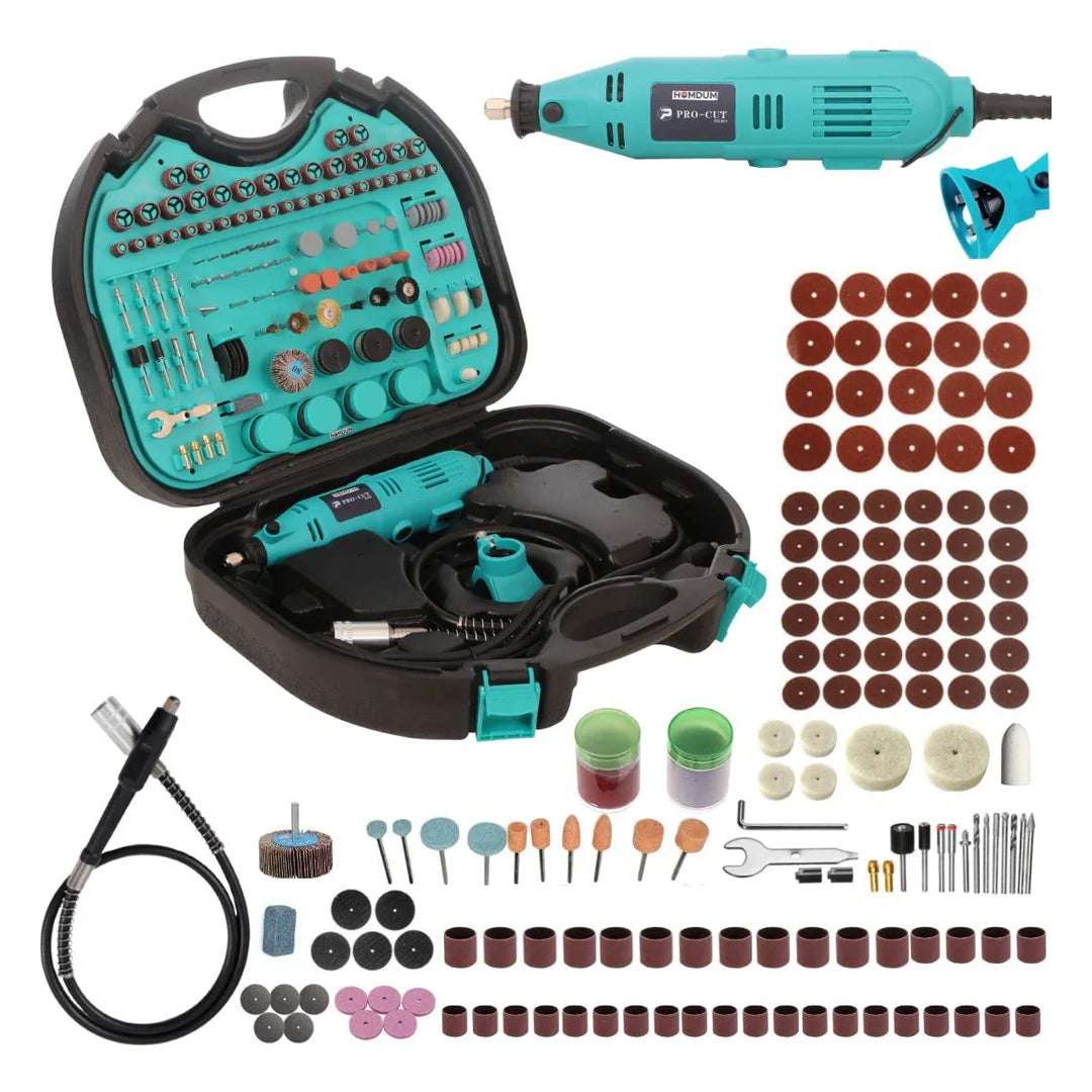 252-Pieces Multifunctional Mini Rotary Die Grinder Kit