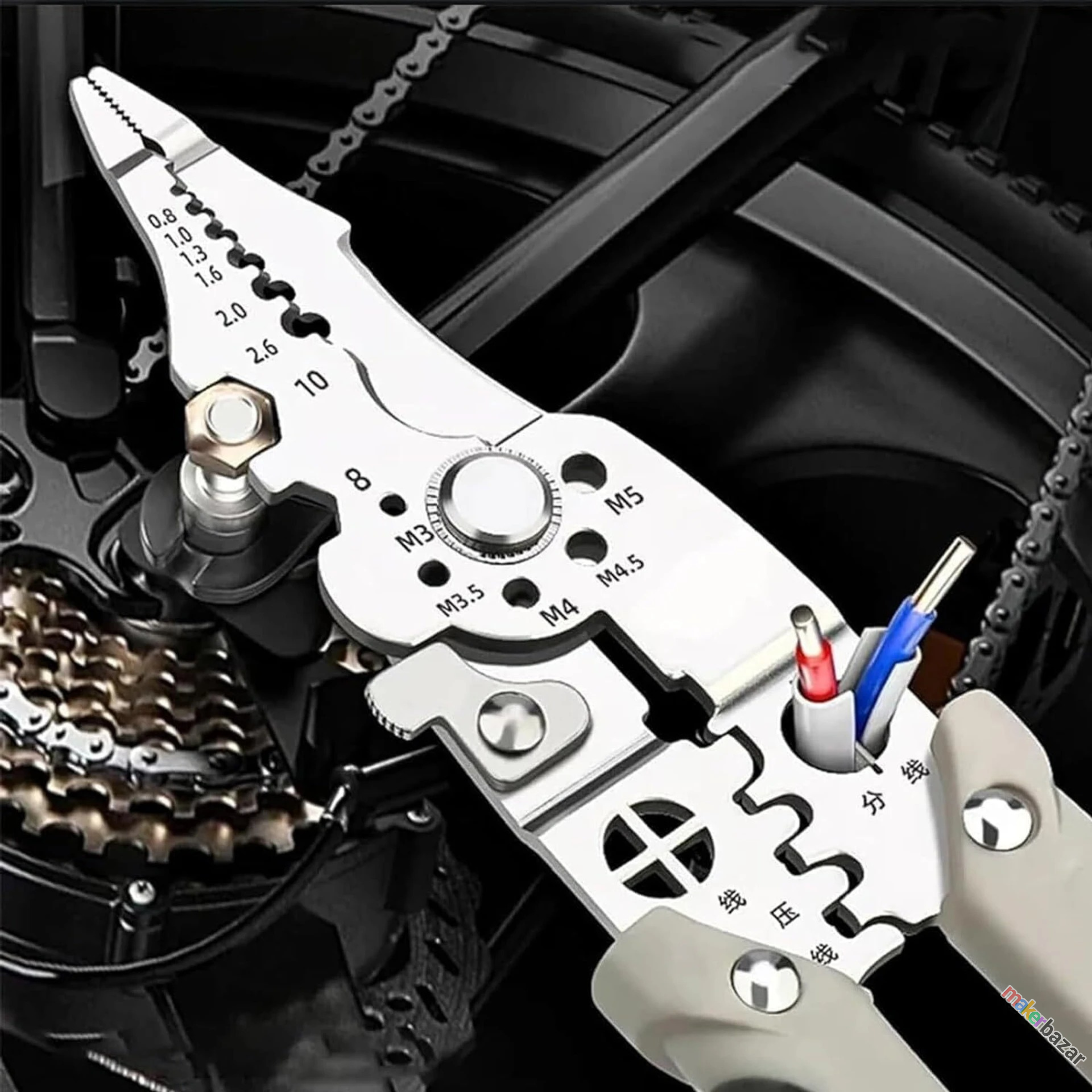 Multifunctional Wire Stripper, Crimper & Cable Cutter Tool Plier