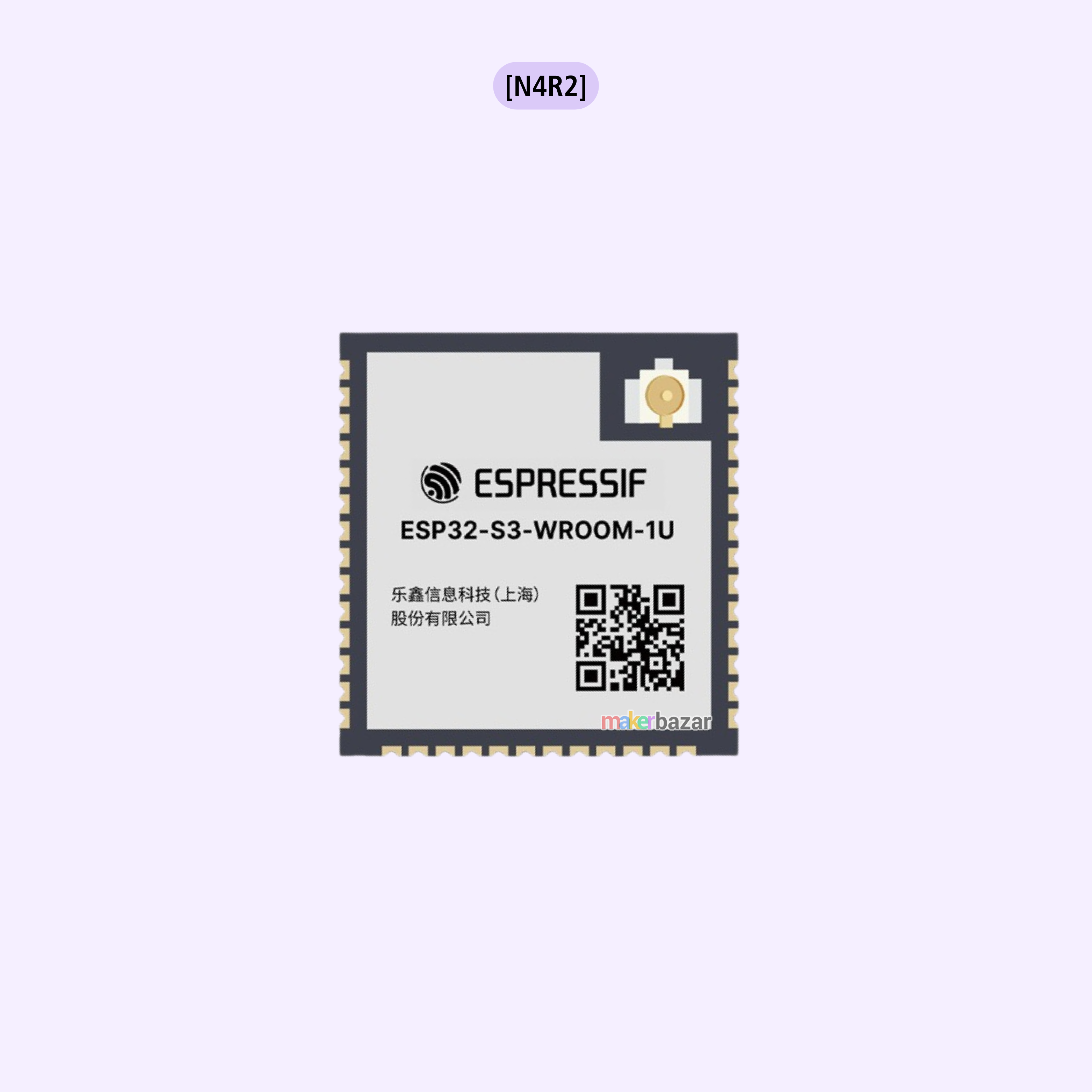 Espressif ESP32-S3-WROOM-1U Wi-Fi + Bluetooth 5 LE MCU Module -  External Antenna