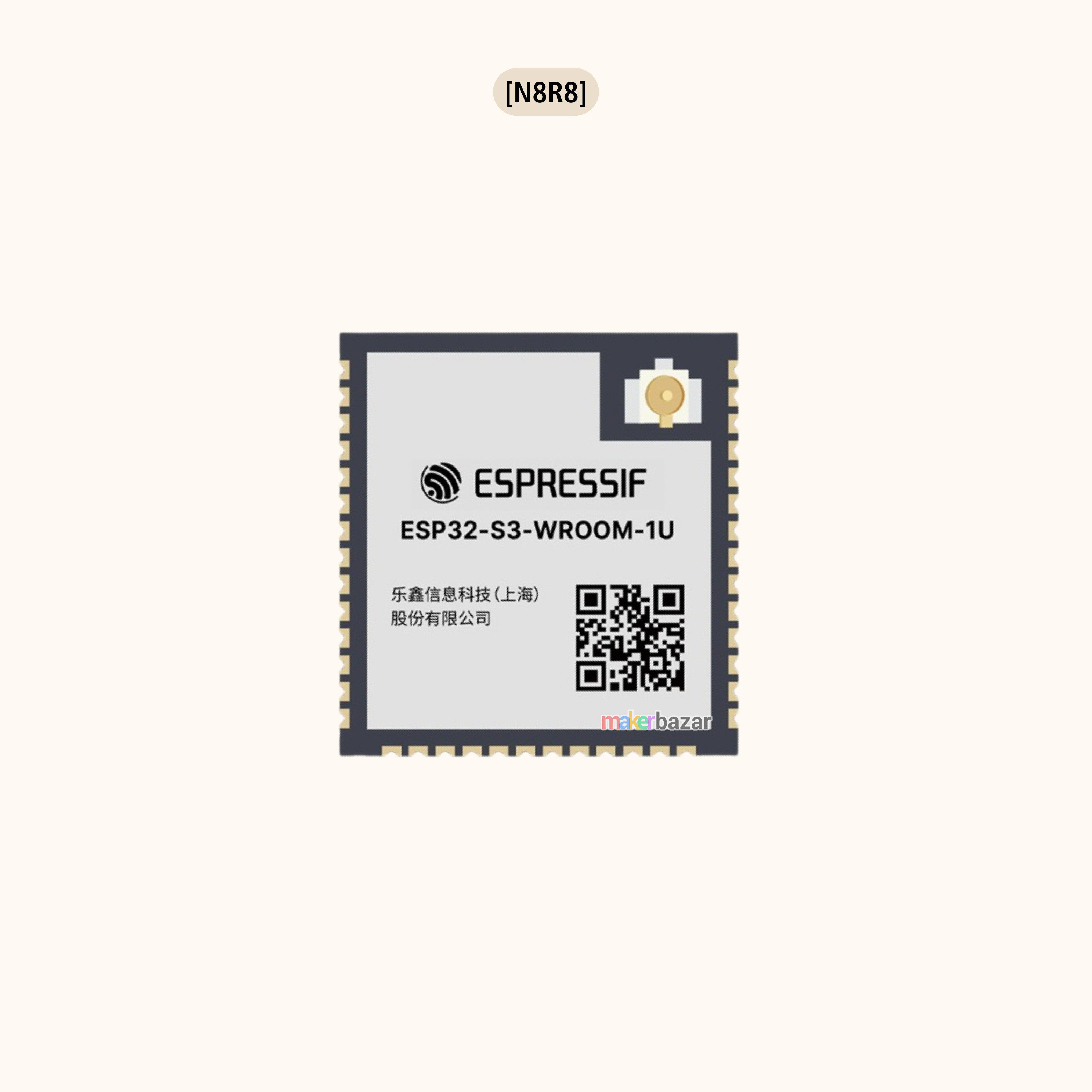 Espressif ESP32-S3-WROOM-1U Wi-Fi + Bluetooth 5 LE MCU Module -  External Antenna