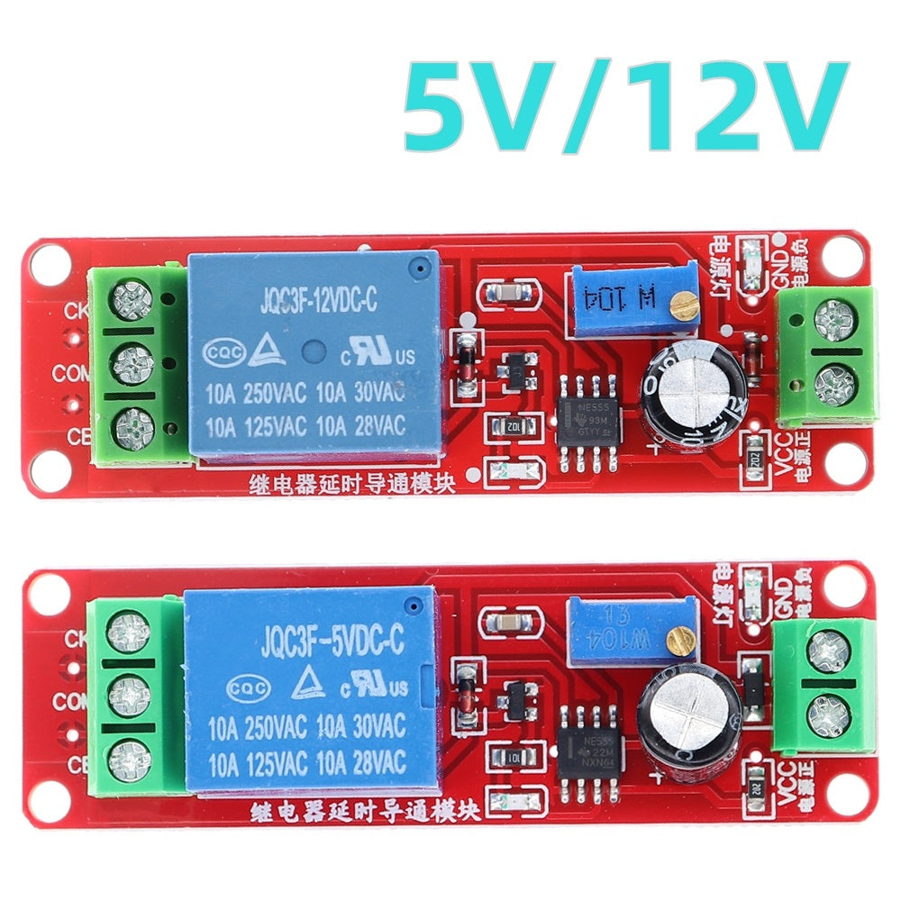 NE555 Delay Timer Switch Adjustable Relay Module