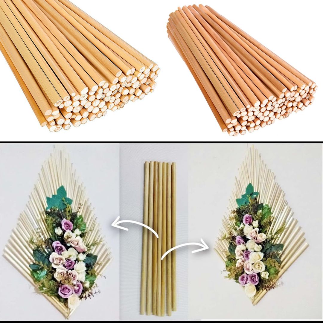 Natural Round Bamboo Sticks
