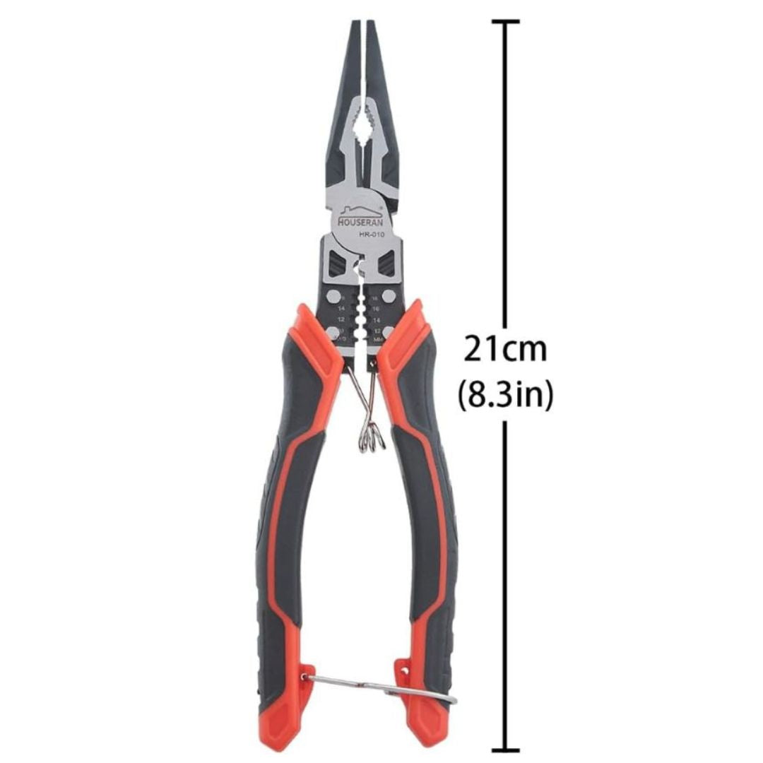 Multifunctional Lineman's Plier with in-built Wire Stripper & Crimper