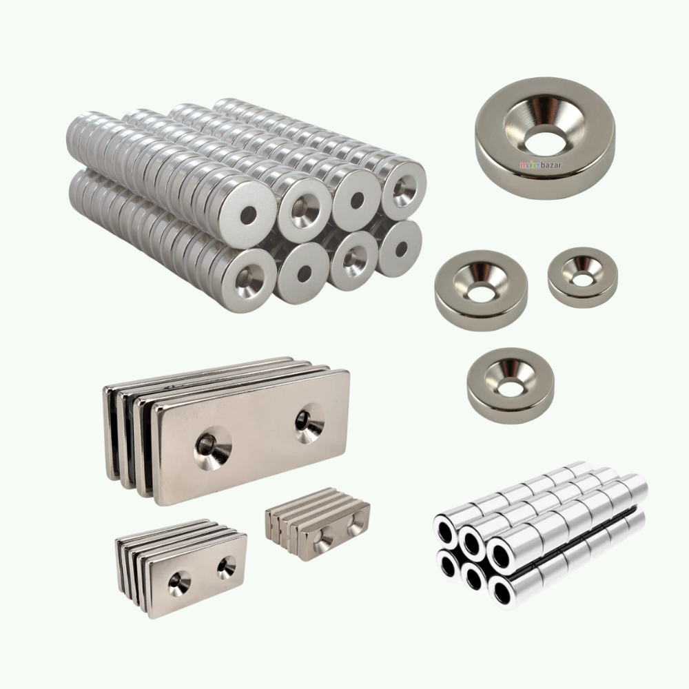 Neodymium Channel Countersunk Ring Magnet for Mounting