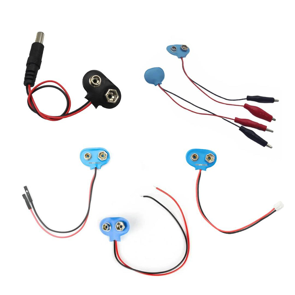 9V Battery Snap Connector: Power Your Projects Easily (Optional: & DC Jack)