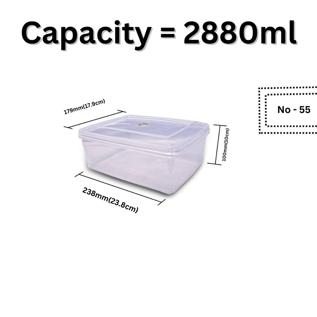 Transparent Rectangular Plastic Box - Durable Storage Solutions