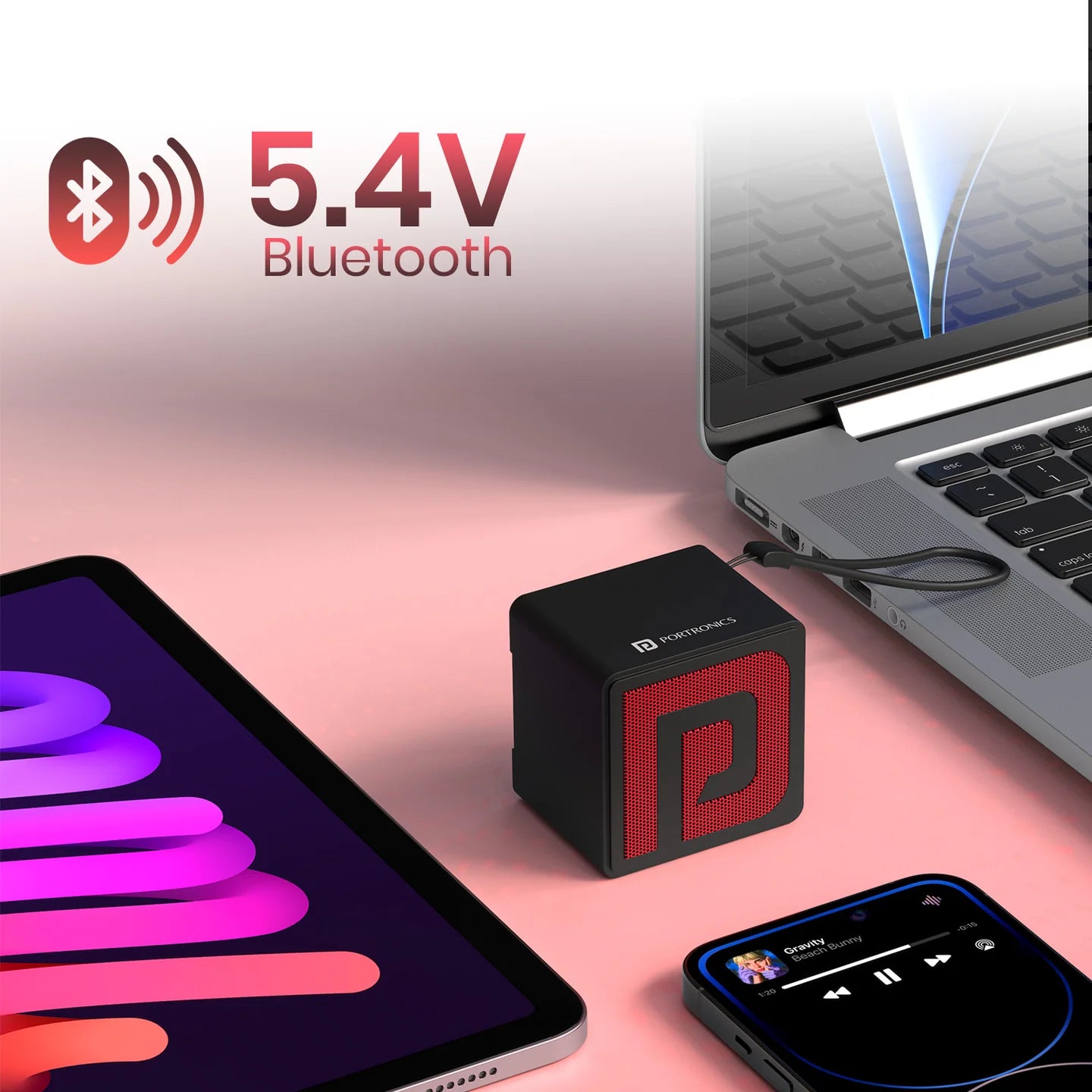 Portronics Nugget 3W Mini Pocket Bluetooth Speaker