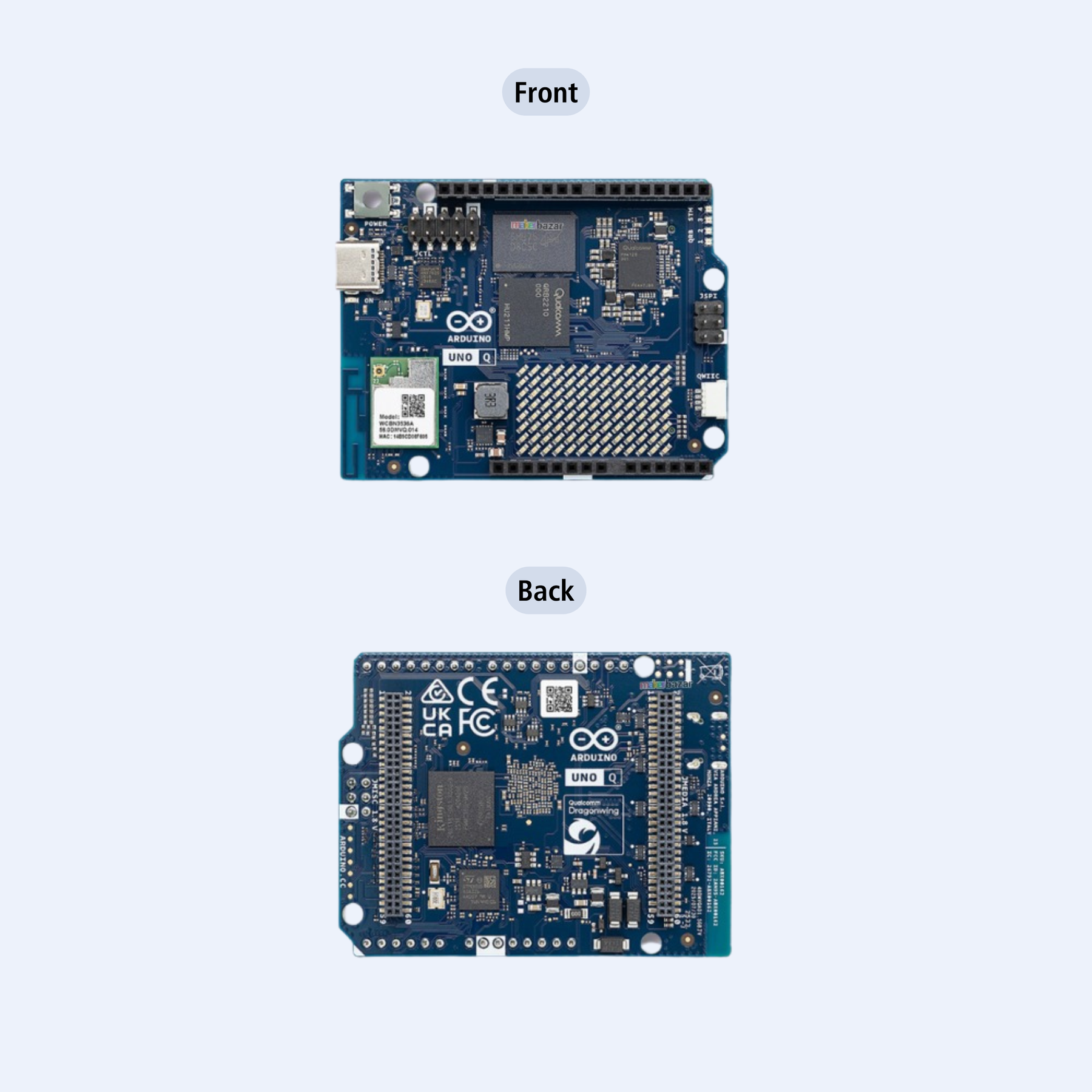 Arduino UNO Q AI Ready Single Board Computer 2GB
