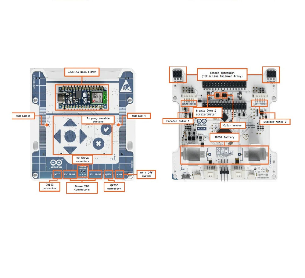 Buy Alvik All-in-One Educational Robot – Wi-Fi/Bluetooth, Sensors, LEGO ...