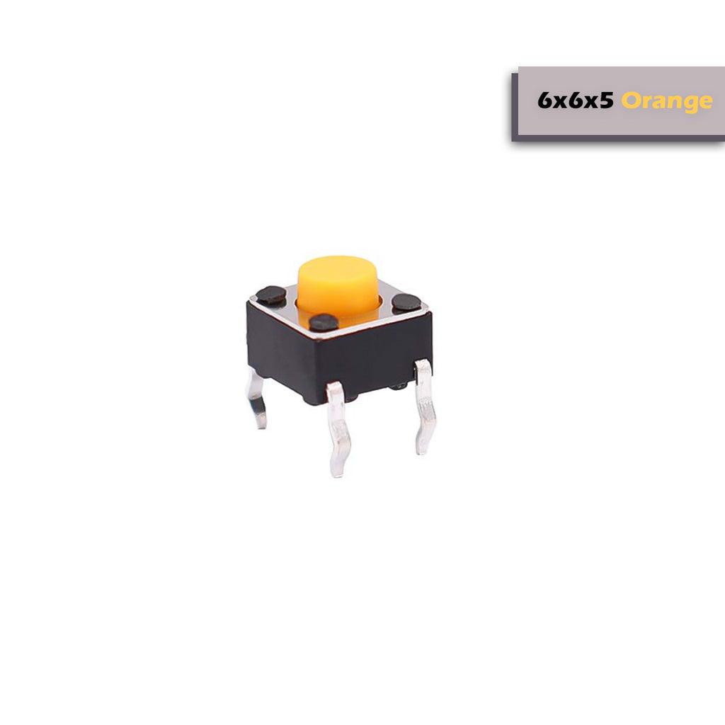 Small Click Switch 6x6x5mm Mini Tactile Push Button Switch - 4Legs