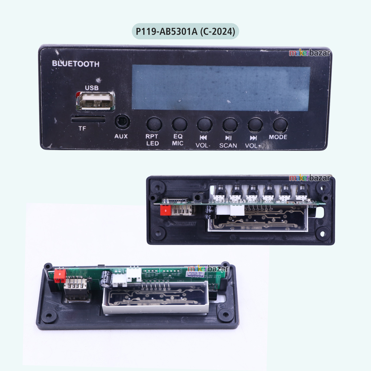 Pagaria Music Player Audio Module with Display