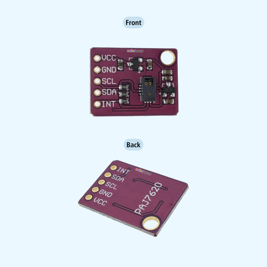 Gesture Recognition Sensor PAJ7620U2 – 9 Gesten,  Produktbild-Vorschau 3