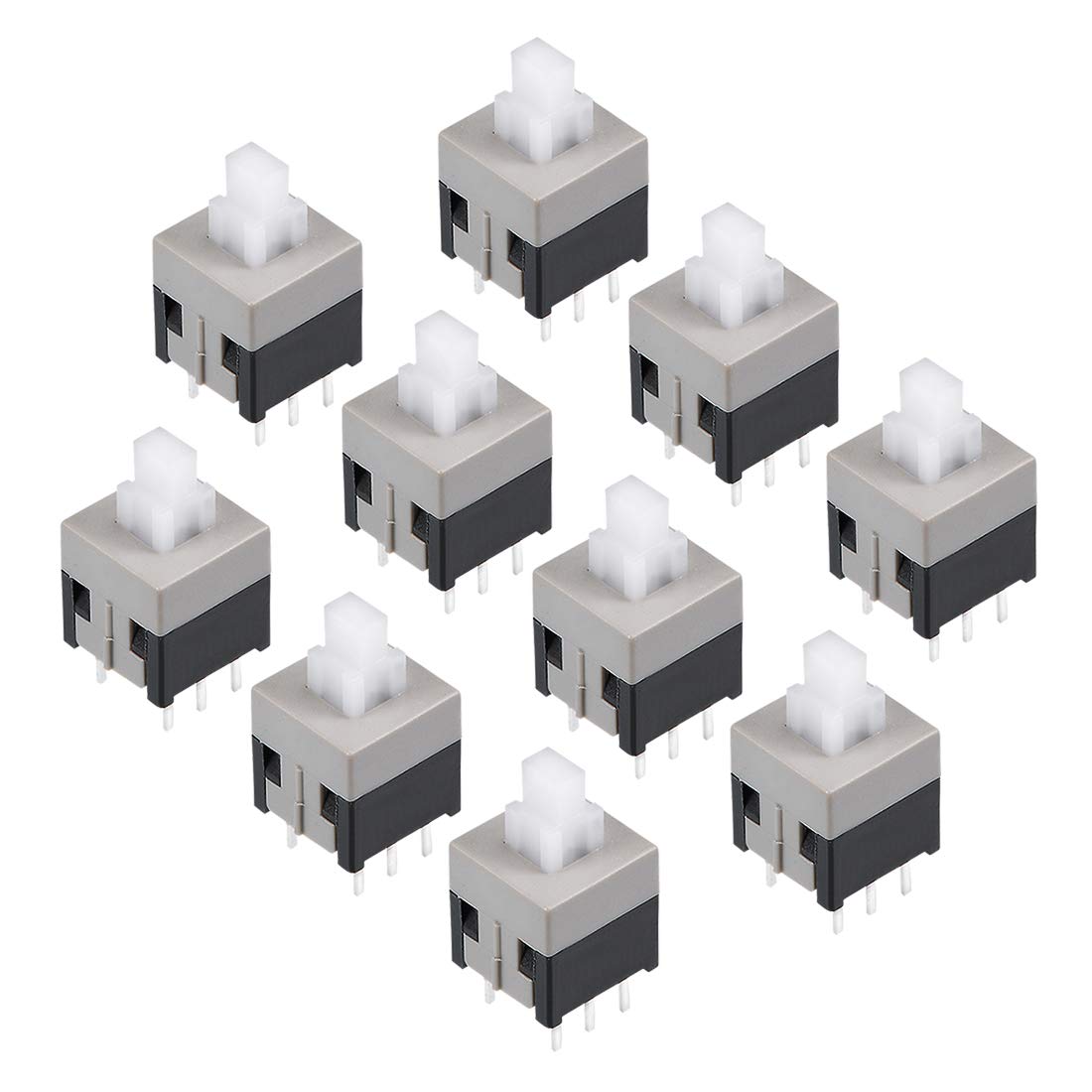 8.5mmx8.5mm 6Legs Self-Locked Mini Tactile Square Button (Micro Push Switch)