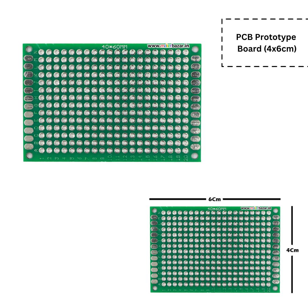 Double Sided Universal PCB Prototype Board 2.54mm Hole Pitch