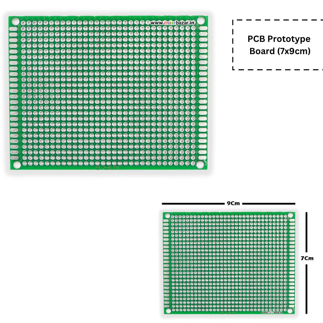 Double Sided Universal PCB Prototype Board 2.54mm Hole Pitch