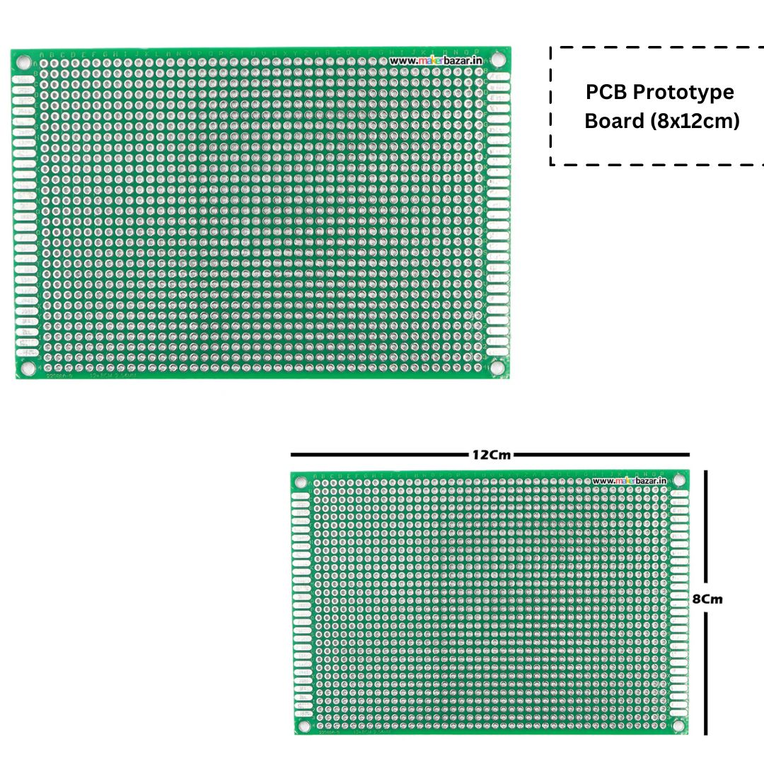 Double Sided Universal PCB Prototype Board 2.54mm Hole Pitch