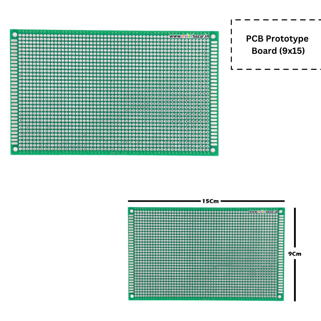 Double Sided Universal PCB Prototype Board 2.54mm Hole Pitch