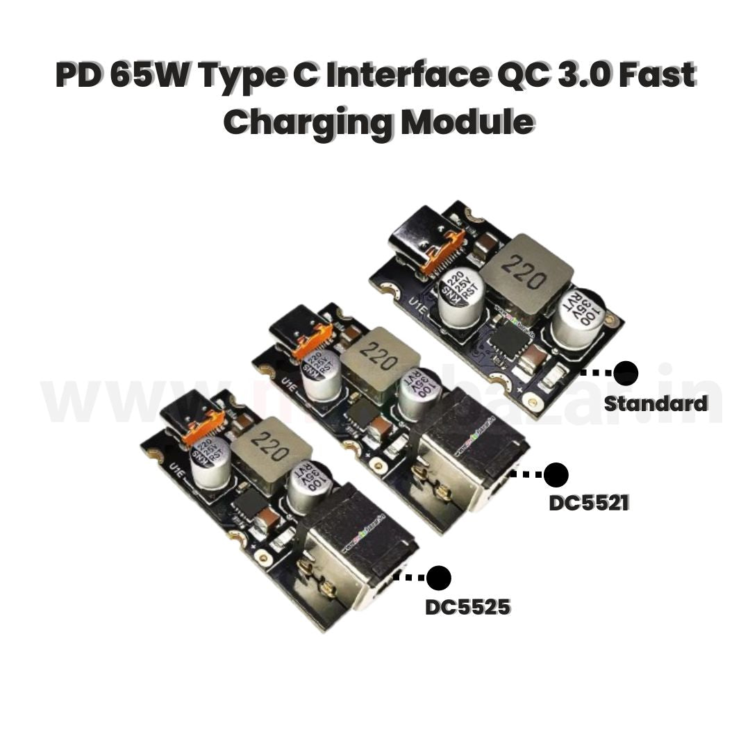 Buy 65W Type C Interface Fast Charging Module | Makerbazar