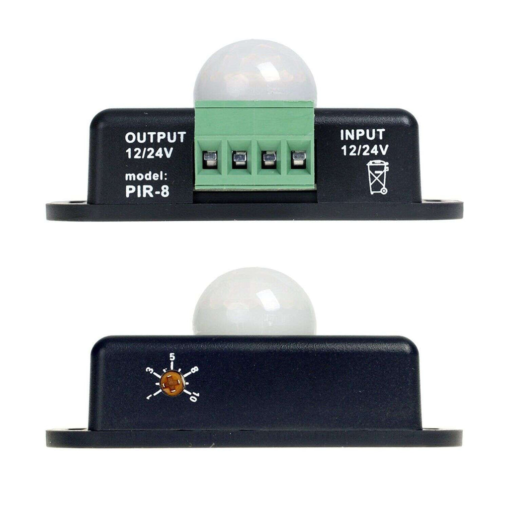 DC 12V-24V 8A Infrared PIR Motion Sensor Switch | Adjustable Delay ...