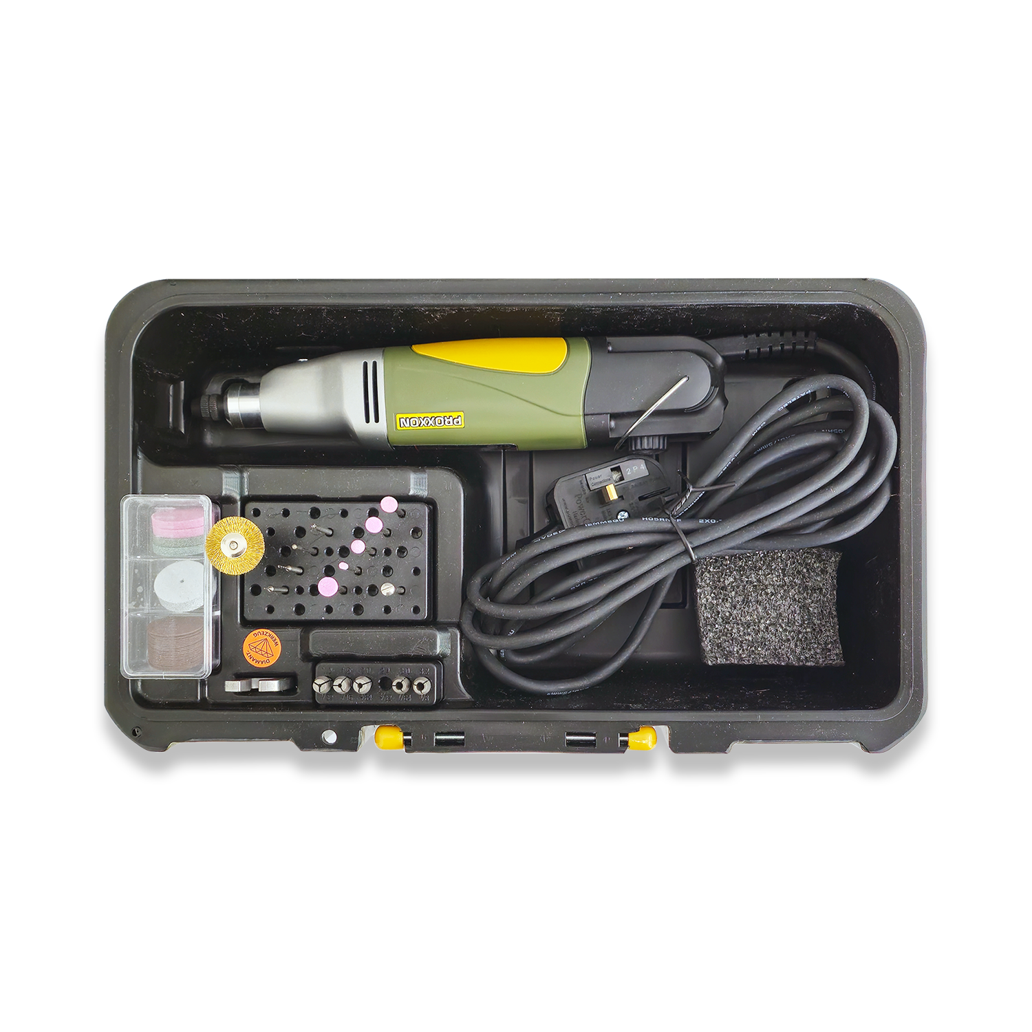 Proxxon 28481 Professional Rotary Tool IBS/E with 34 Assorted Bits and Cutters