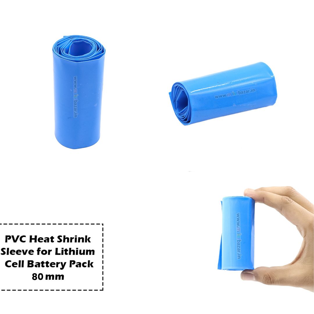 PVC Heat Shrink Sleeve for Lithium Cell Battery Pack (In Meters)