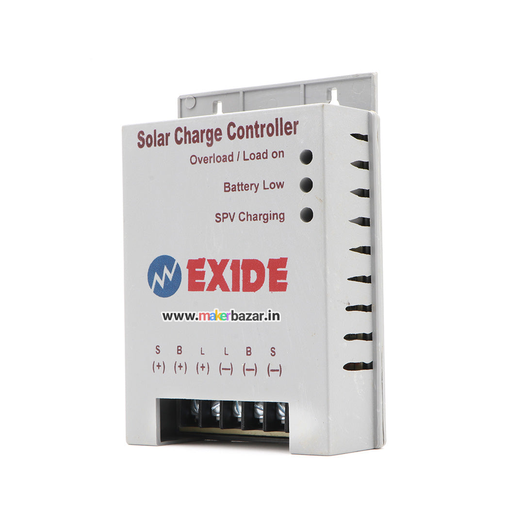 Exide 12V/24V 10A PWM Solar Charge Controller
