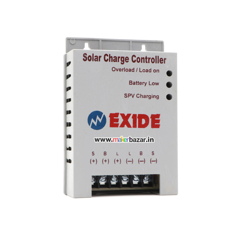 Exide 12V/24V 10A PWM Solar Charge Controller