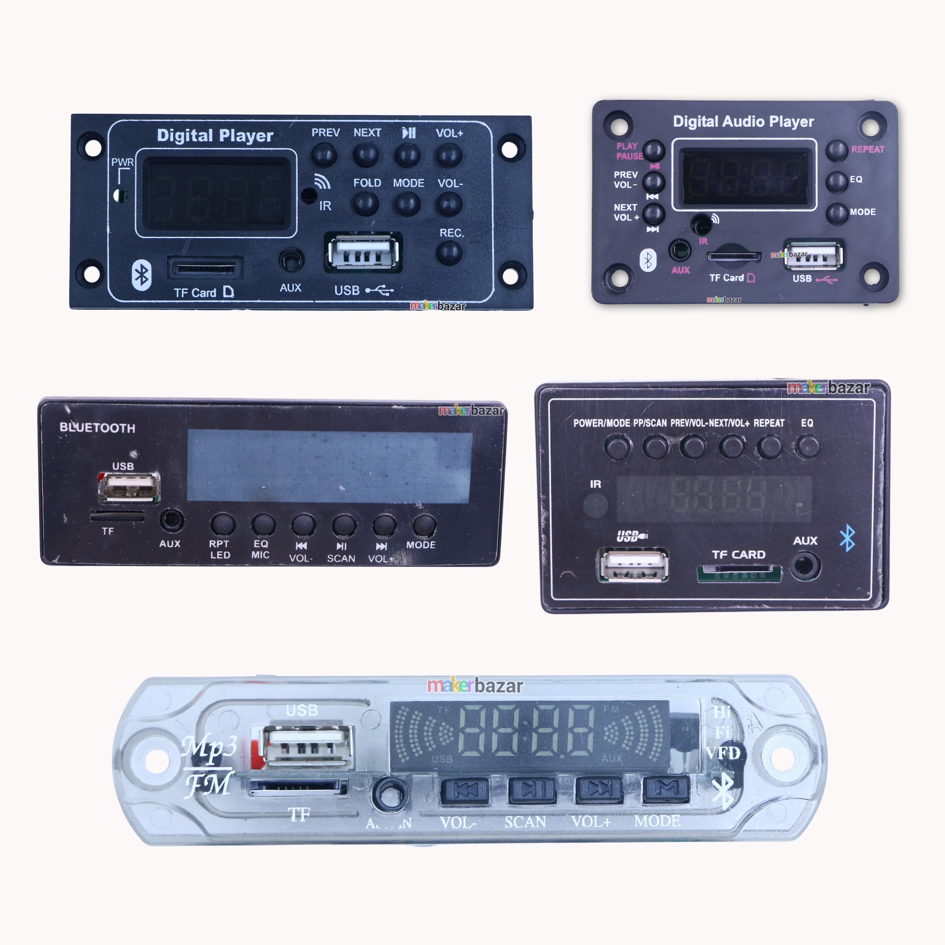 Pagaria Music Player Audio Decoder Module with Frame + Display