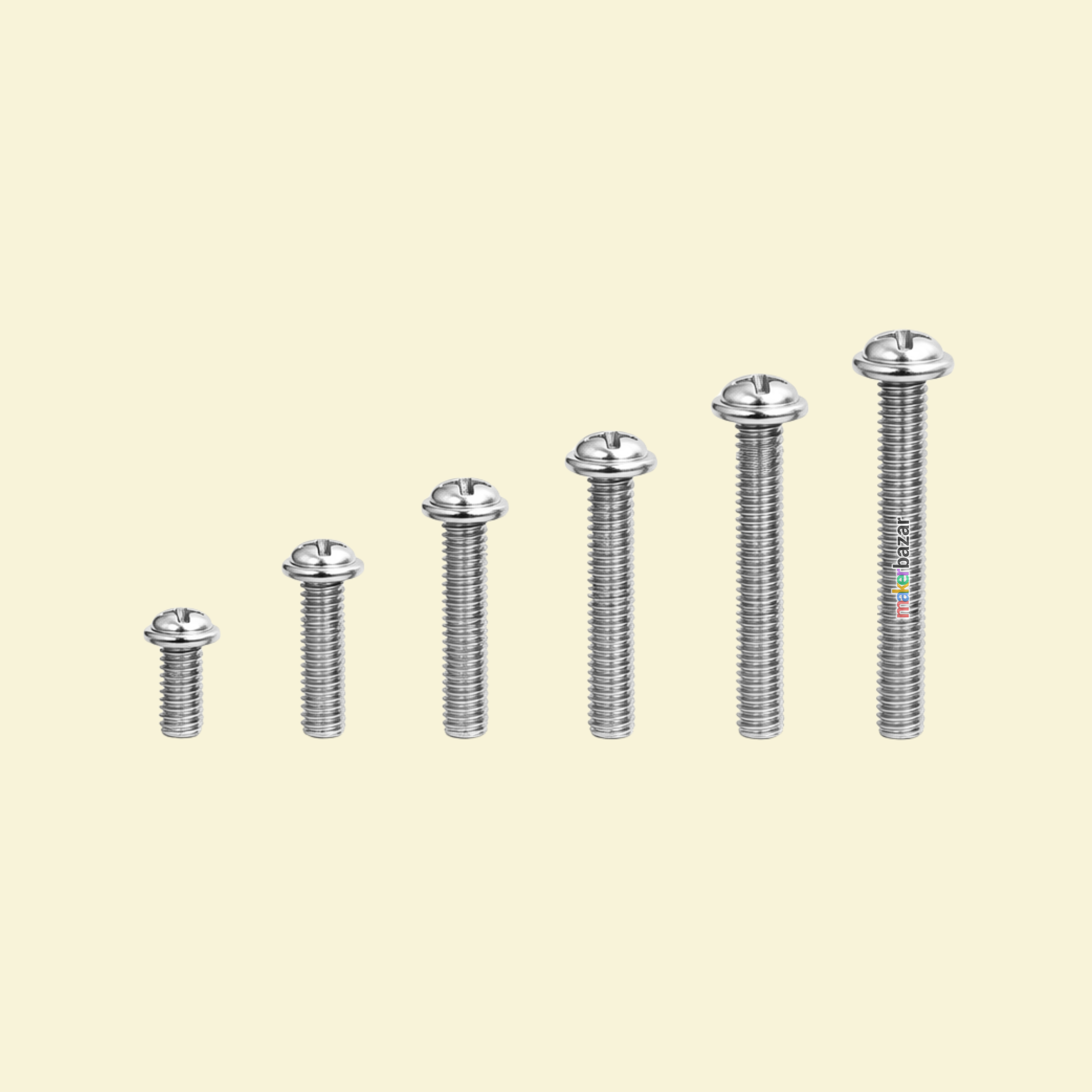 Phillips Round Washer Head Machine Screw