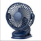 Portable USB-Powered Table Fan with Clip-on Mini Desk Fan