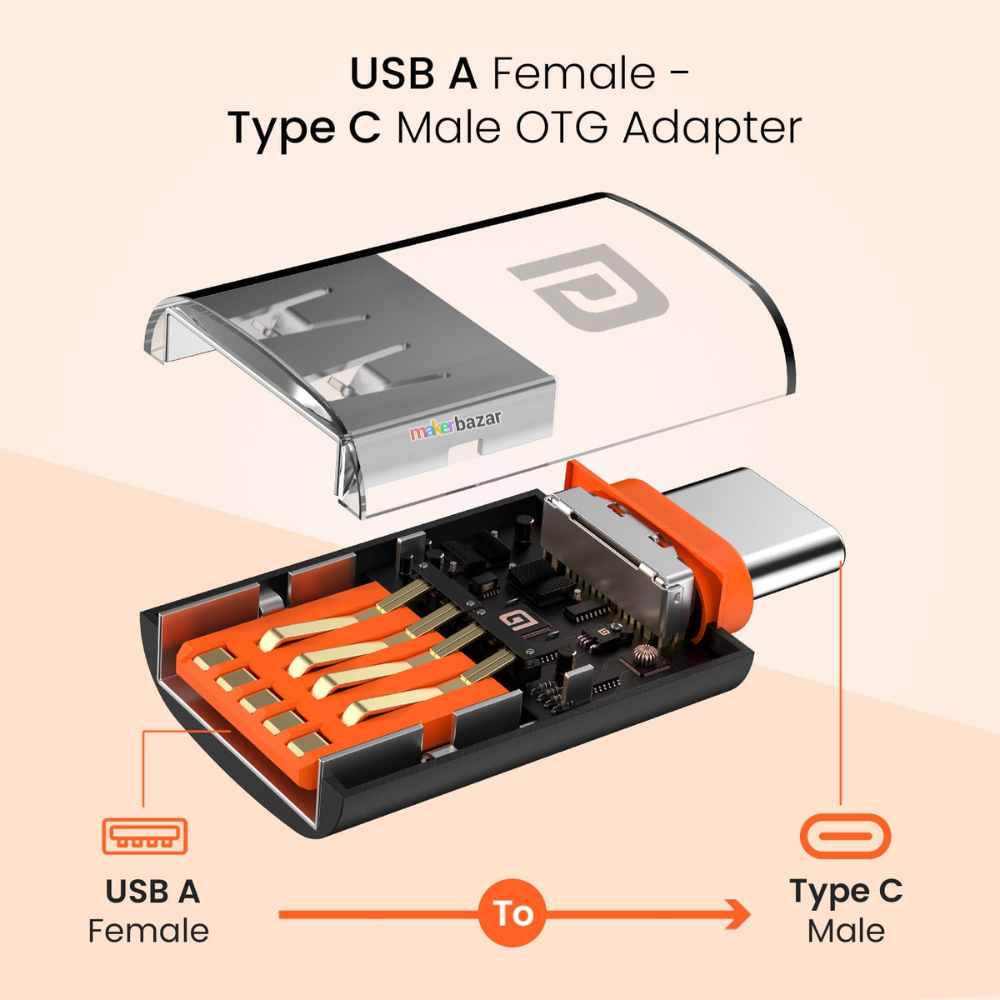 Portronics Type-C OTG Adapter