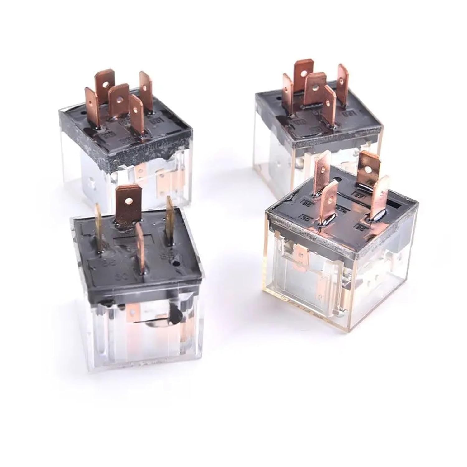 100A SPDT Waterproof Automotive Power Relay Transparent Shell