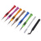 8pcs Precision Screwdriver Set with Crowbar & Tweezer