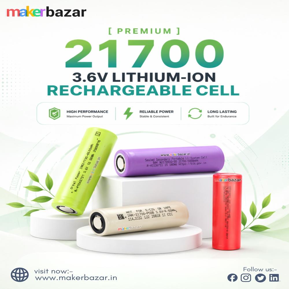 [Premium] 21700 3.6V Lithium-Ion Rechargeable Cell