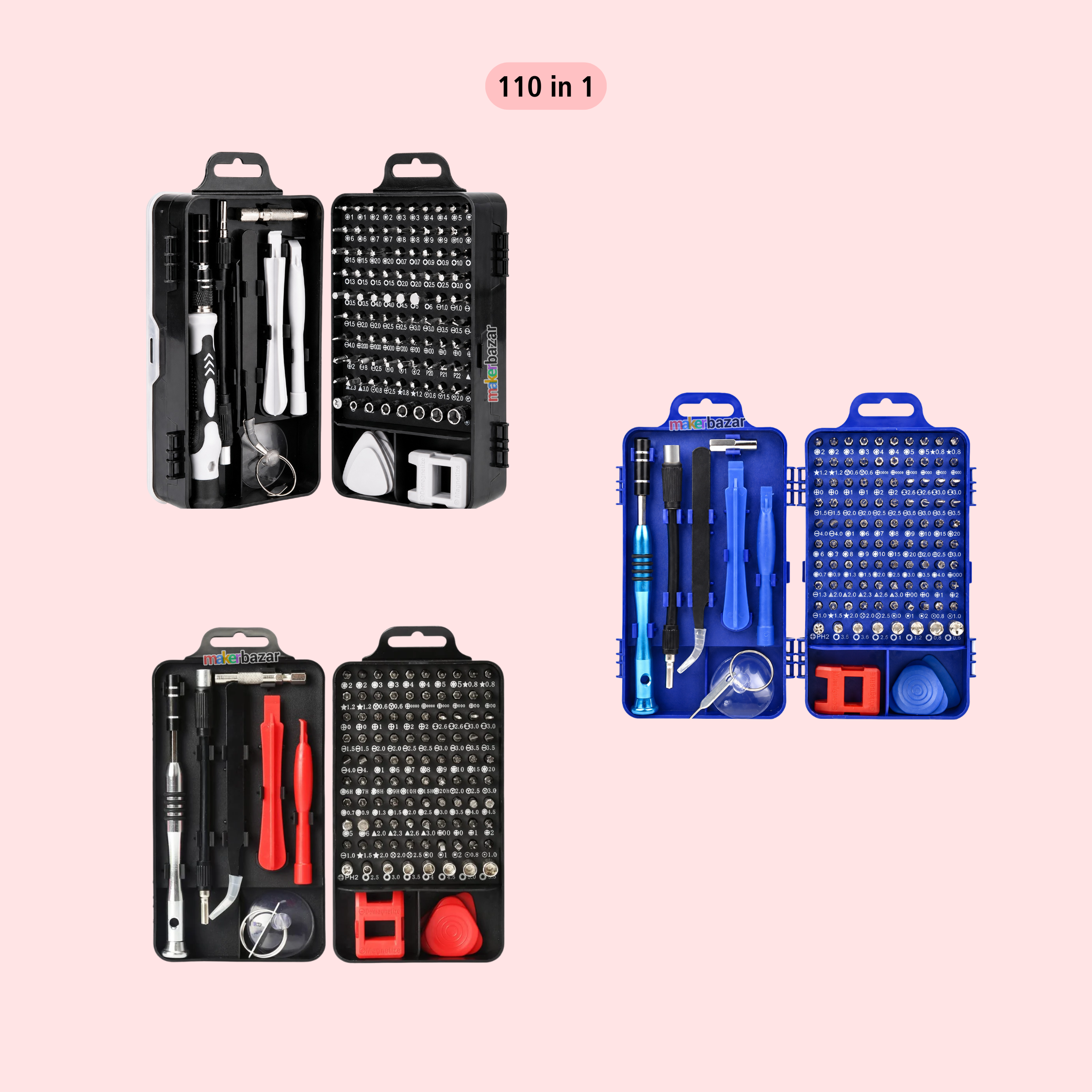 Professional Precision Magnetic Screwdriver Repair Tool Kit