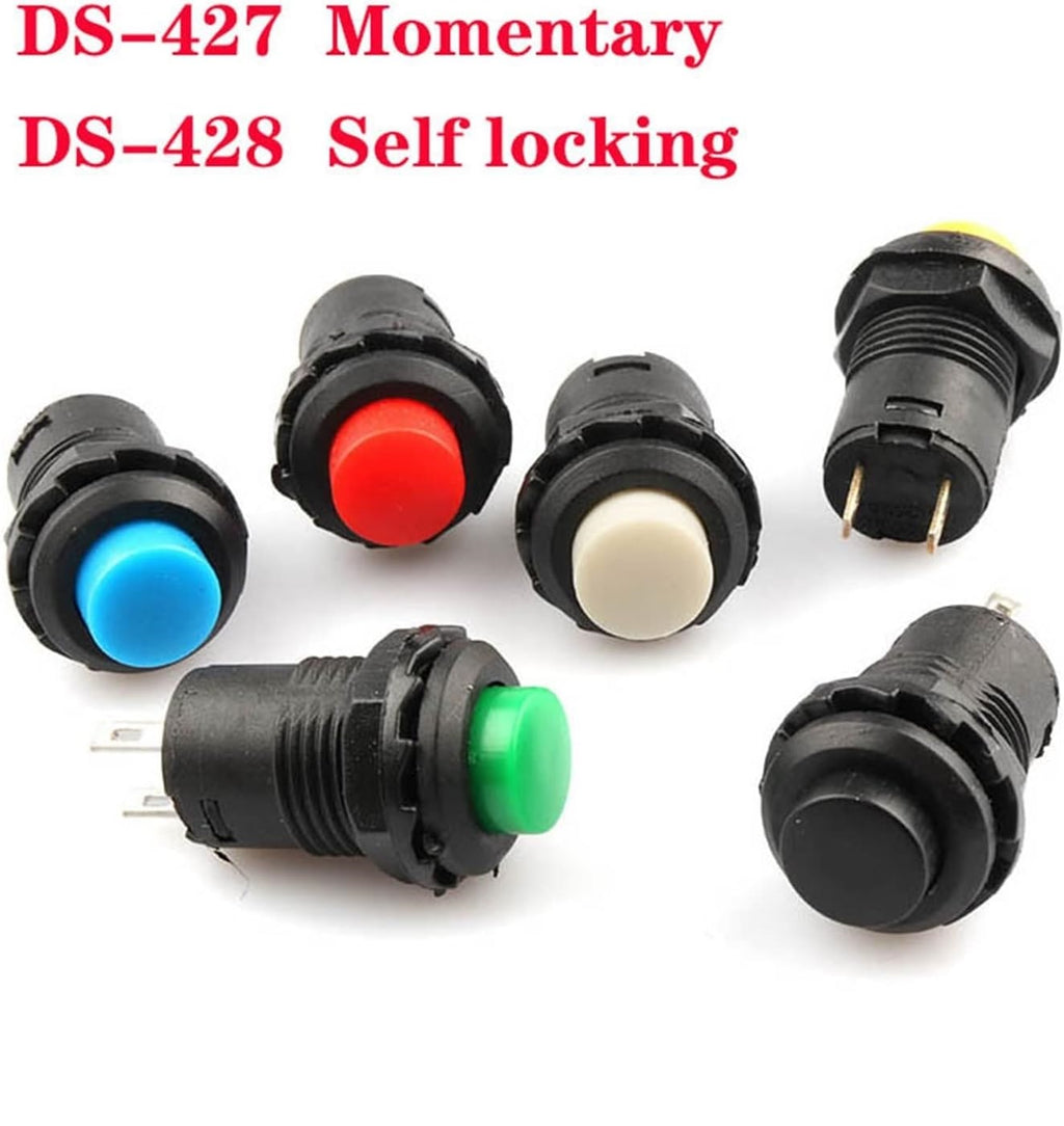 DS-42x 12mm Push Button Panel Mount Switches