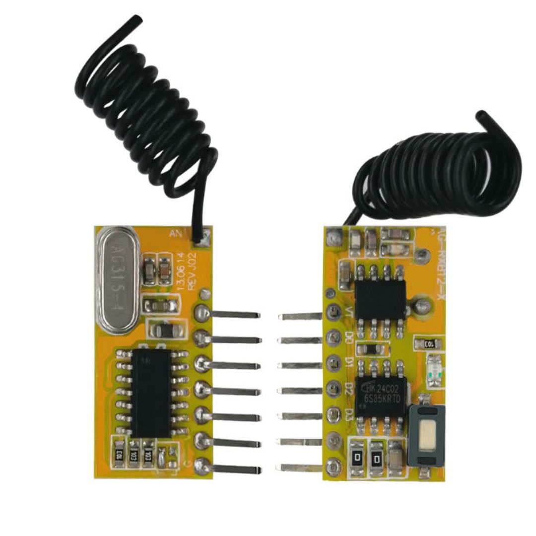 QIACHIP 433MHZ Learning Code EV 1527 Superheterodyne Decode RF Wireless Receiver Module For Door