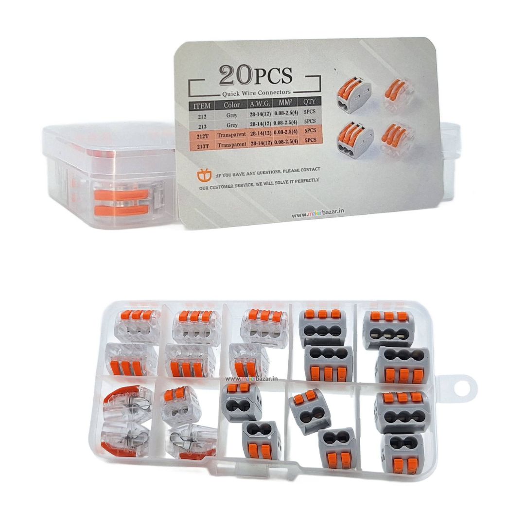 Quick Electrical Wire Connectors Kit (PCT-SPL Terminal Blocks)