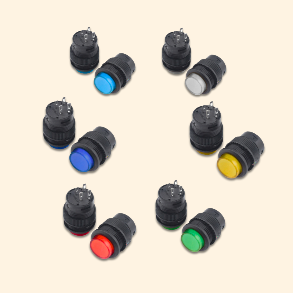 R16-503AD 16mm Push Button Switch [Self-Lock]