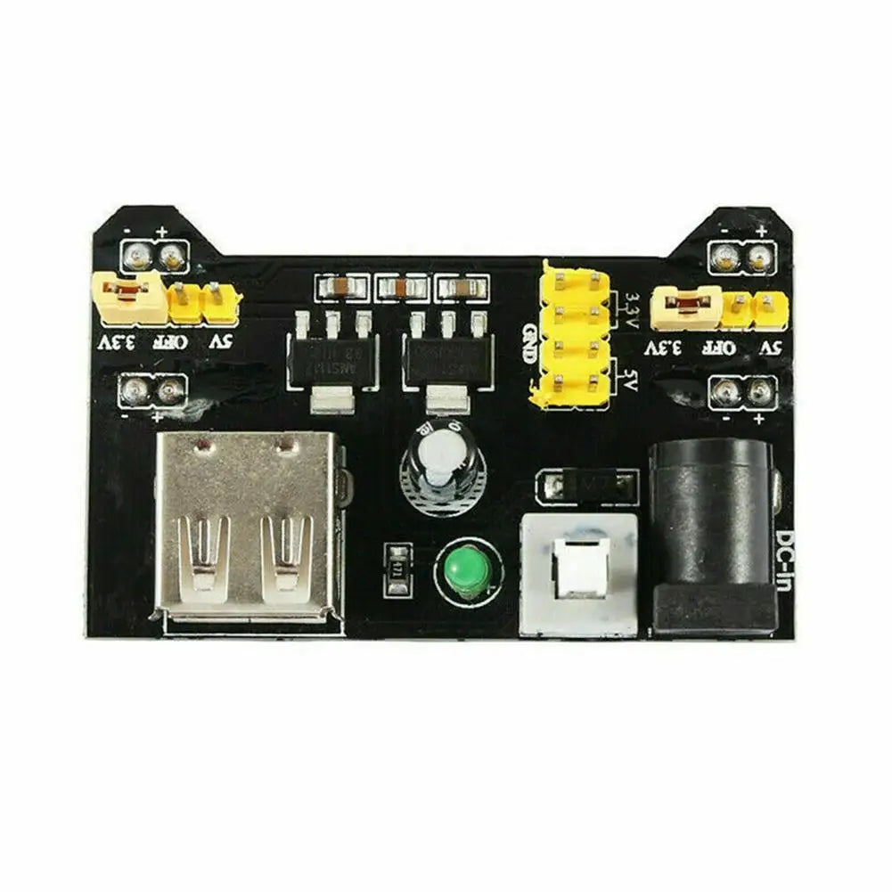 Basic Breadboard Electronic Components Kit With Power Supply Module