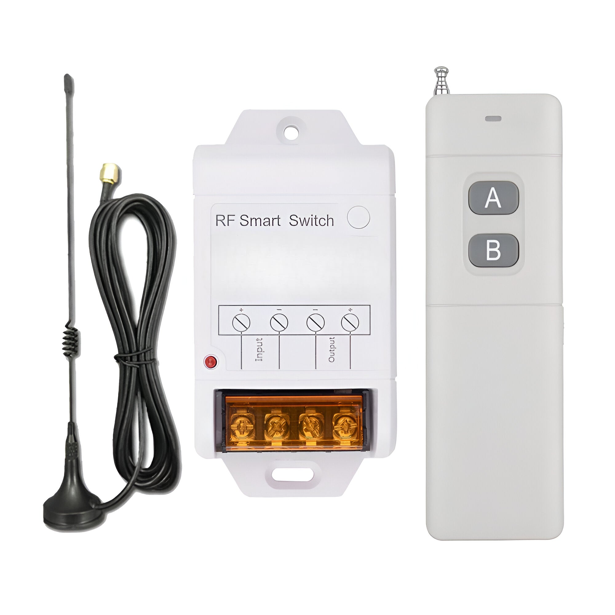 Wireless RF Remote Control Switch Kit with Antenna for Water Pump