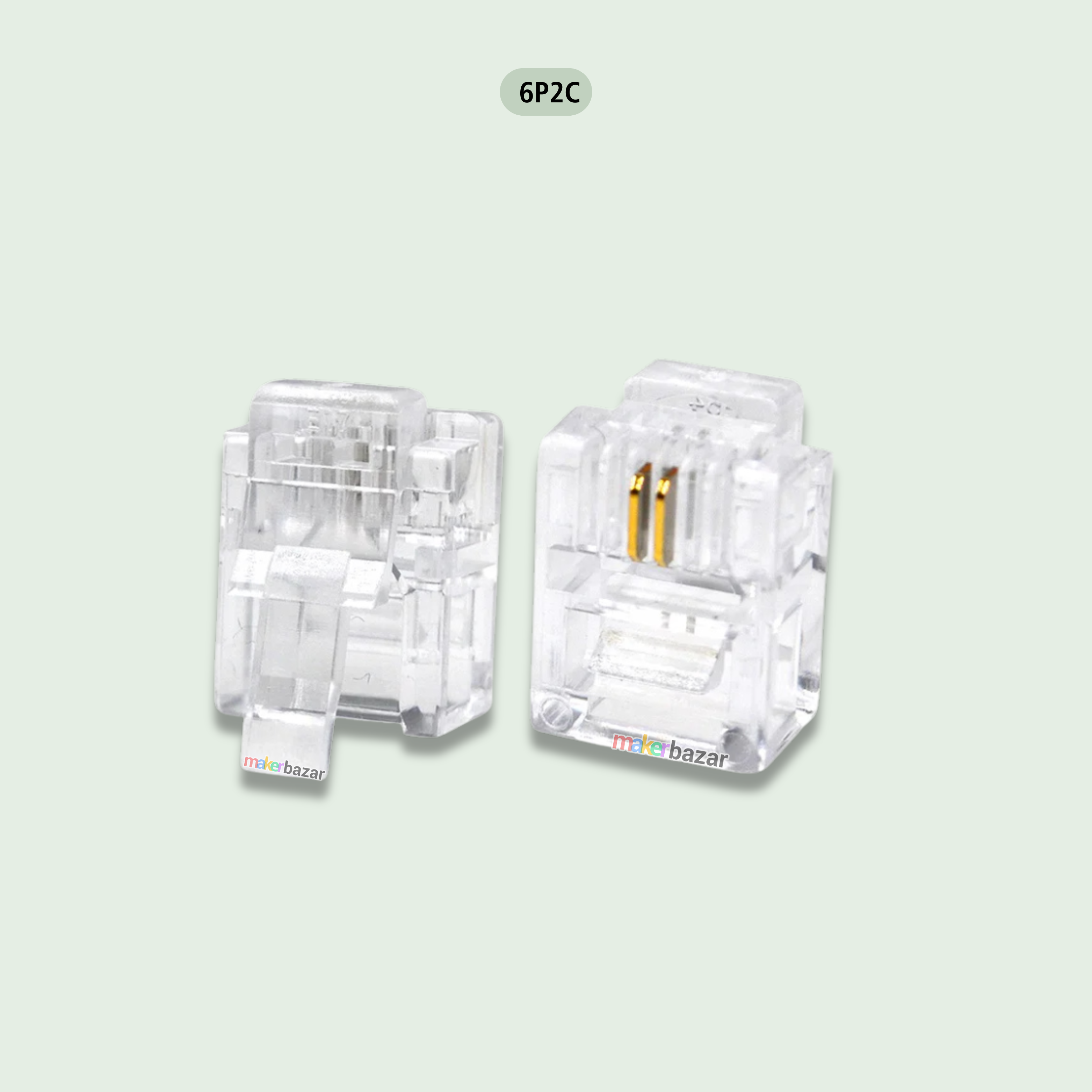 Generic: RJ11 Male Telephone Plug Connectors (ADSL & Telecom)